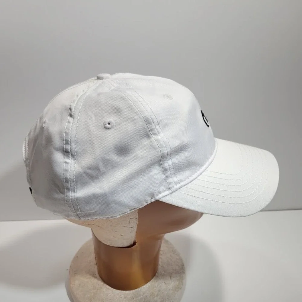 Zyia Active White Adjustable Strapback Hat Baseball Cap